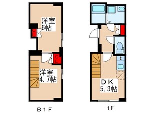 LEGALAND蔵前の物件間取画像